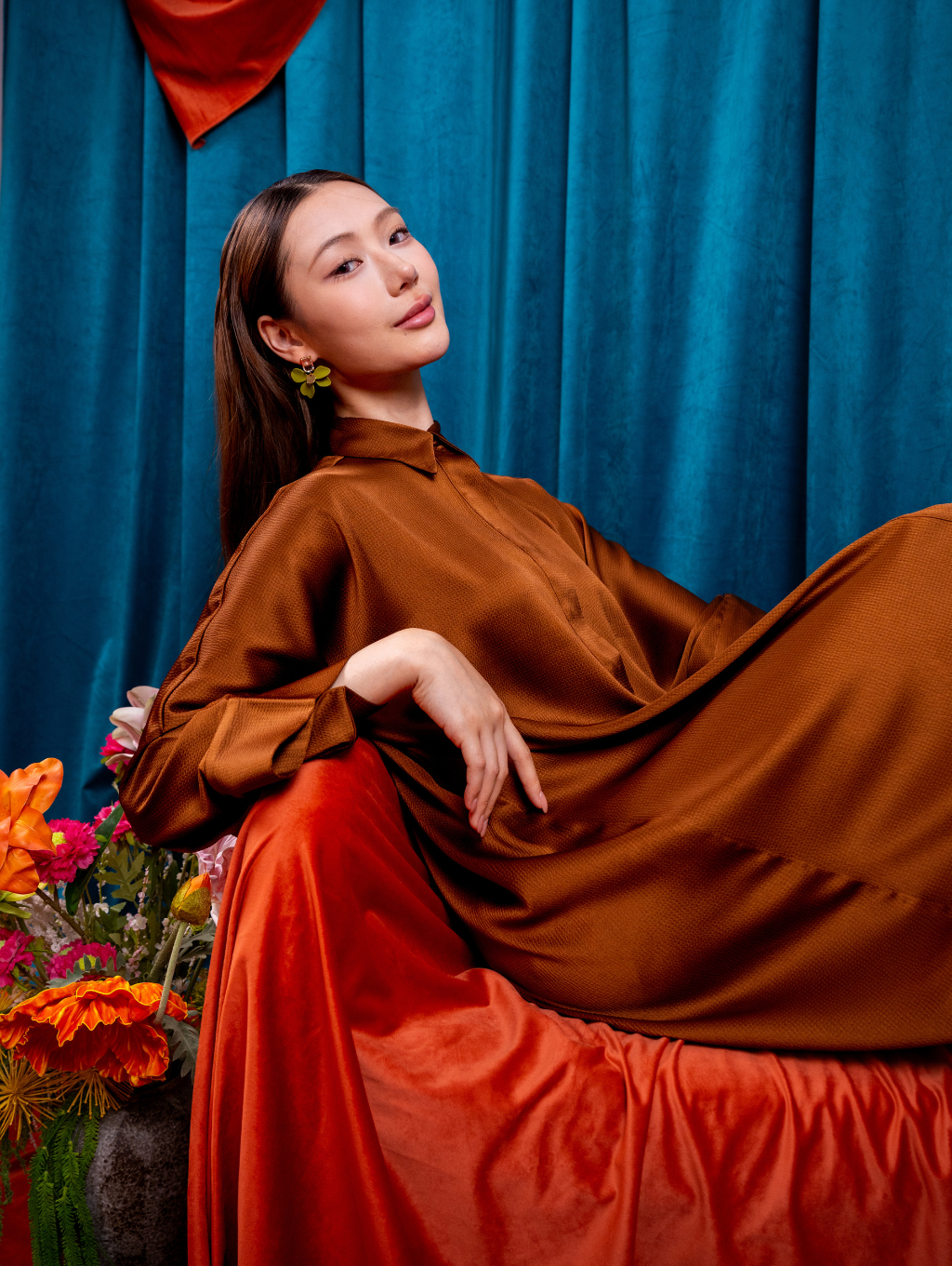 Zuzu Maxi Dress - Brown