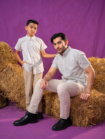 Basil Shirt - Natura in Cream