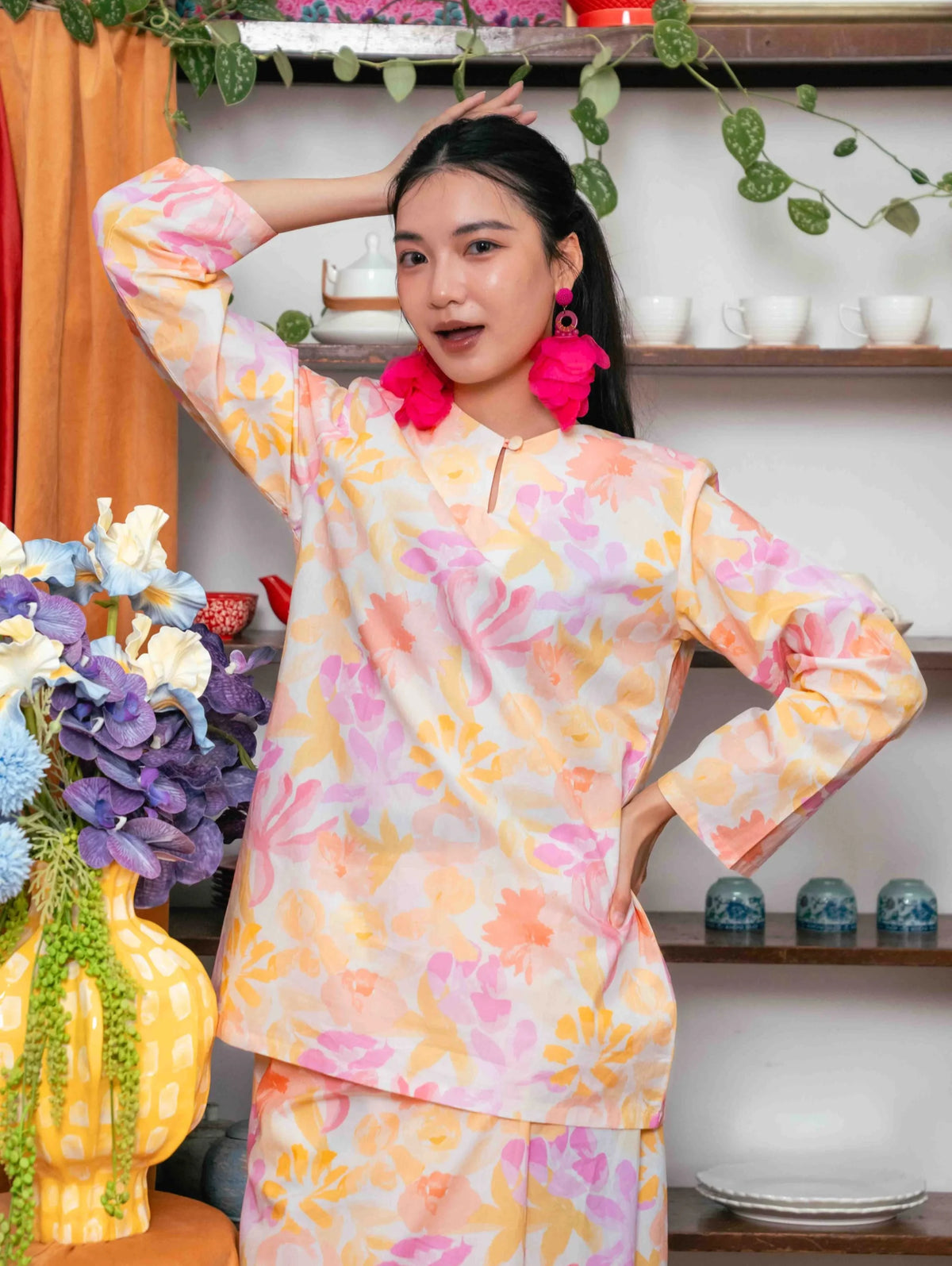 Calanthe Kurung in Pink