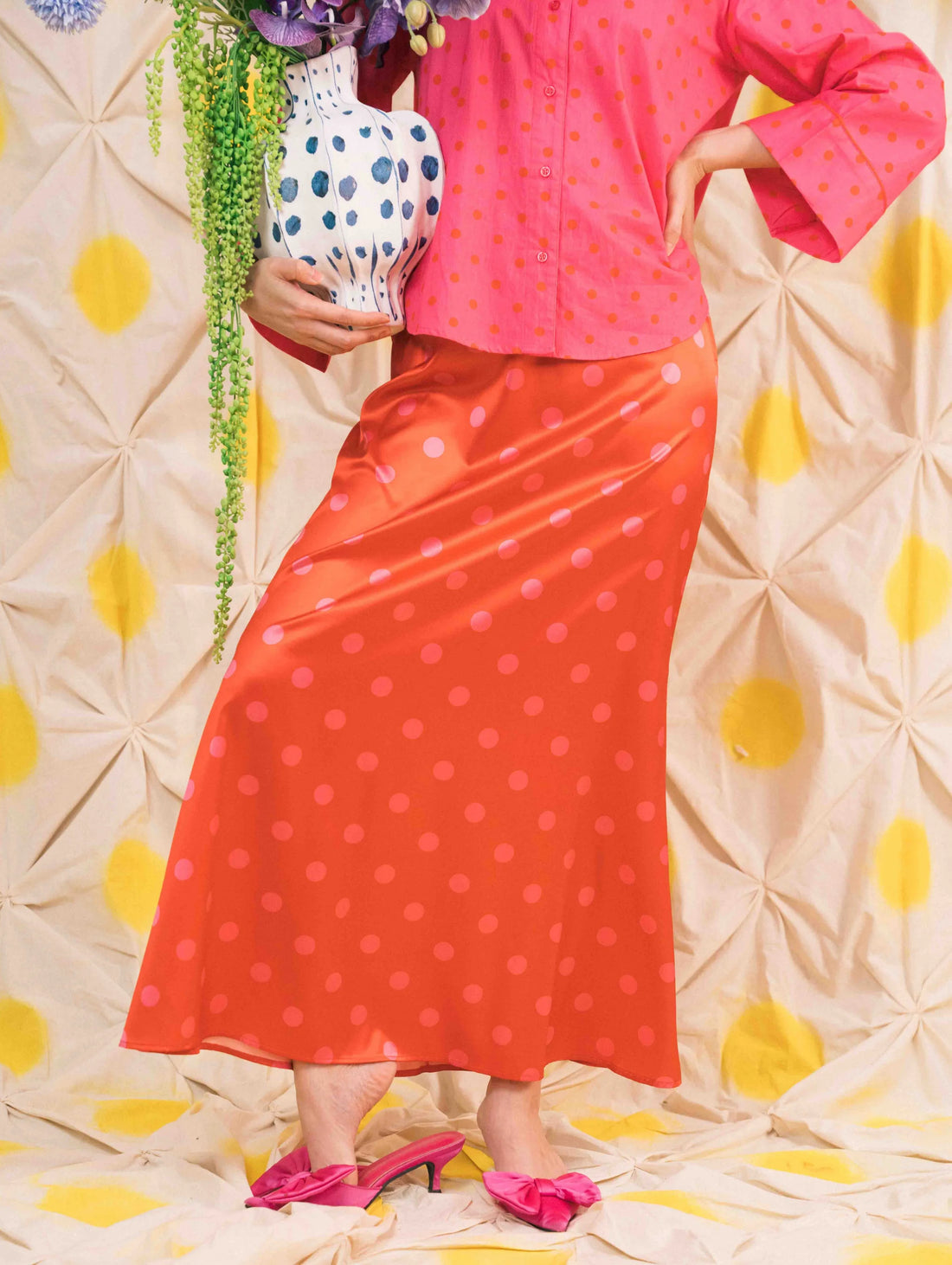 Celia Skirt - Ponto Red