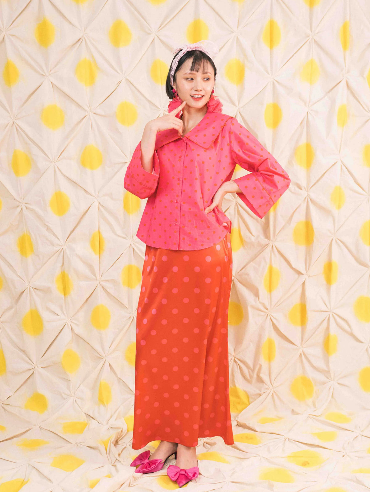 Celia Skirt - Ponto Red