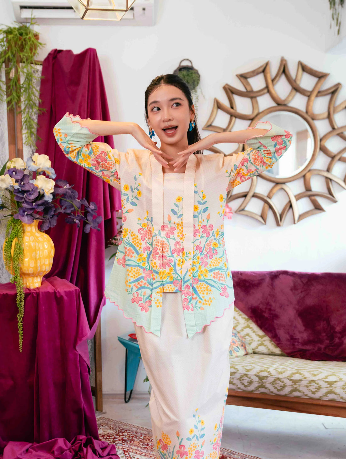Agnes Kotabaru Kebaya - Dupatta Mint