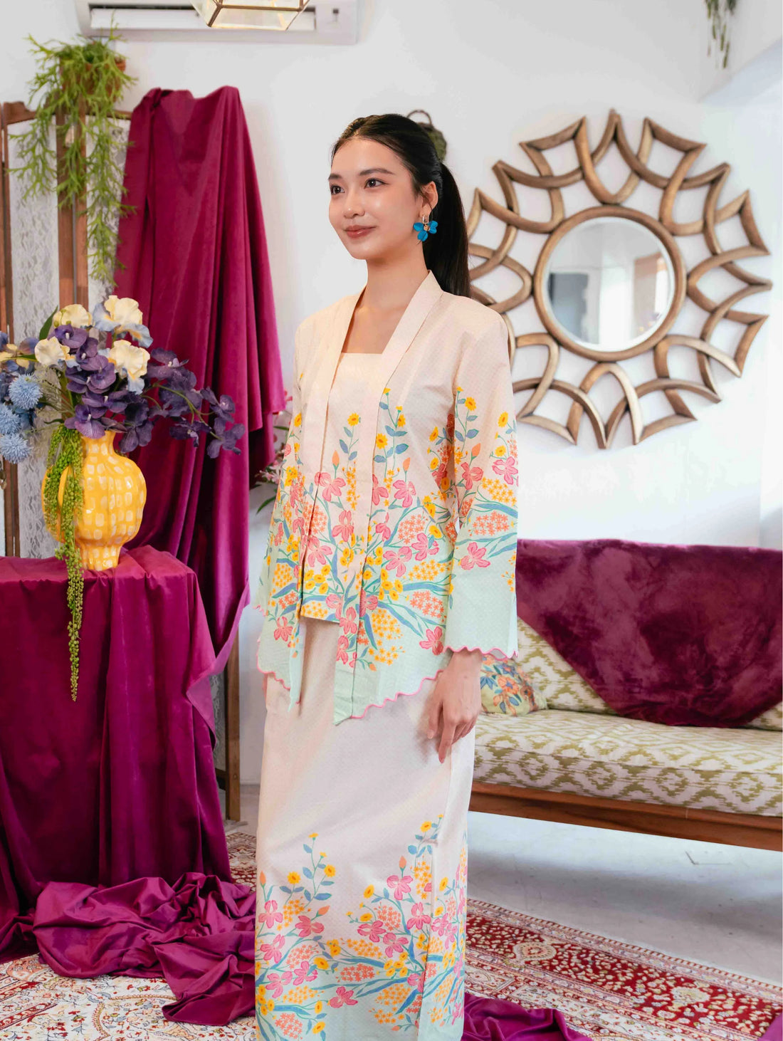 Agnes Kotabaru Kebaya - Dupatta Mint