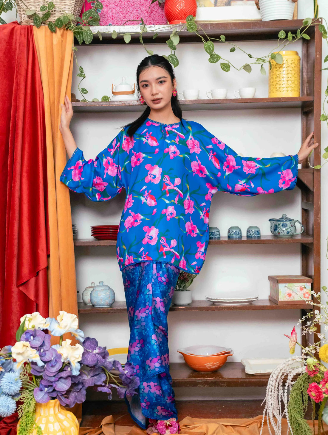 Elora Kurung - Viridane Blue