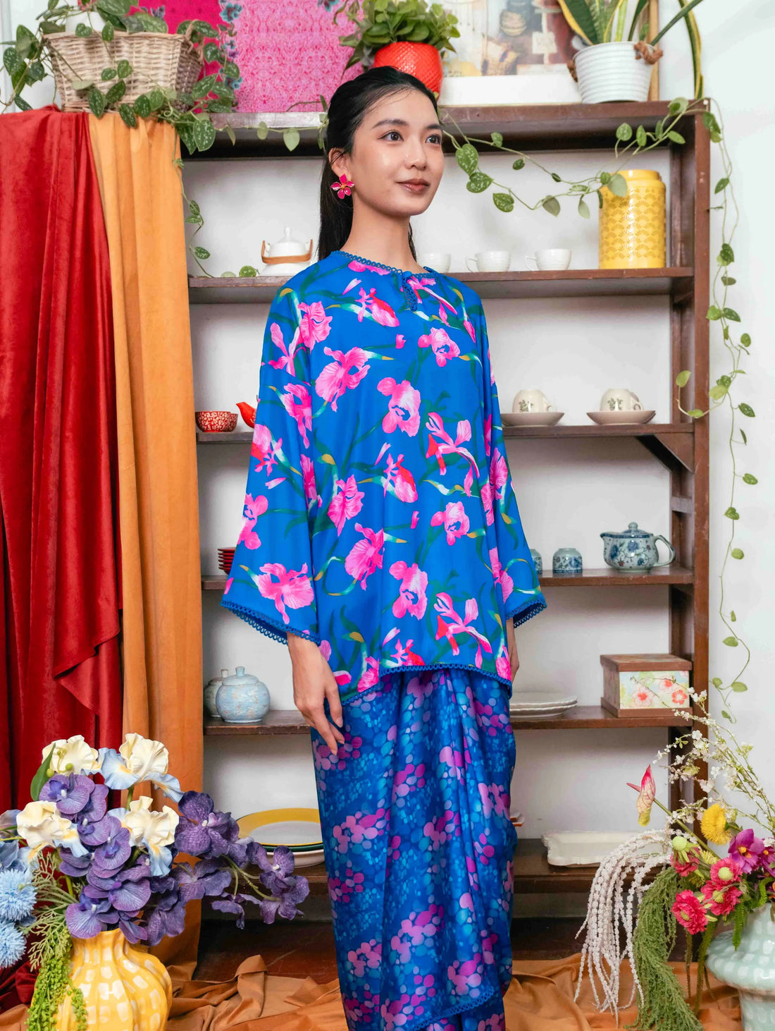 Elora Kurung - Viridane Blue