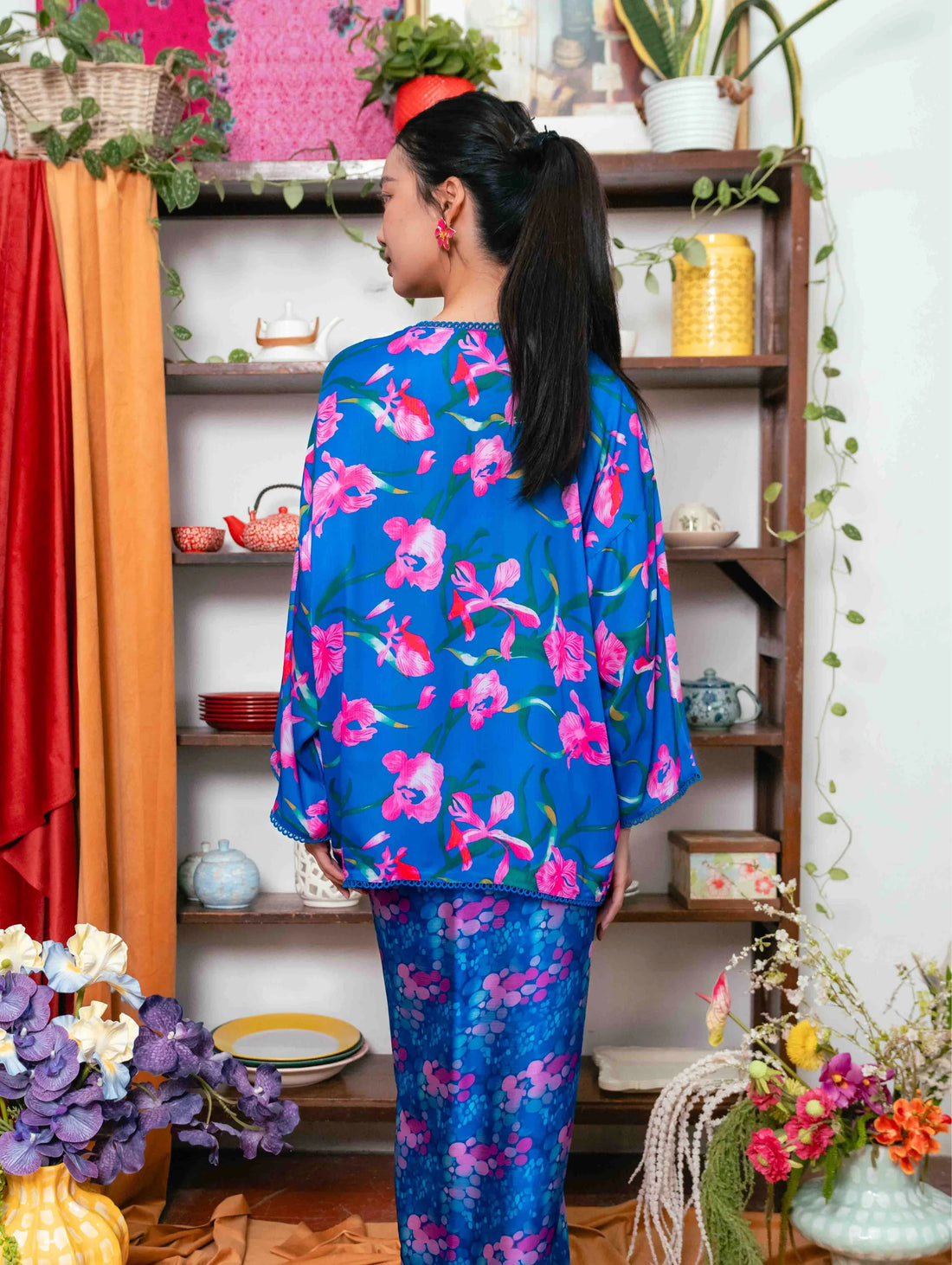 Elora Kurung - Viridane Blue