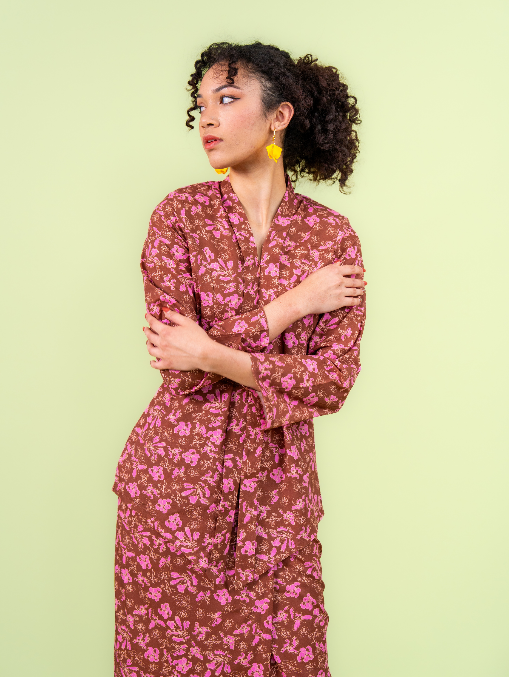 Faye Kebaya - Brown