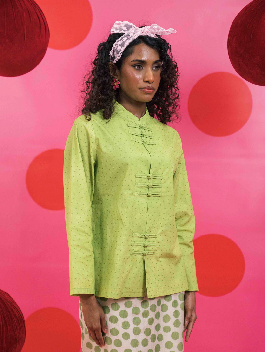 Imperial Top - Pois Green