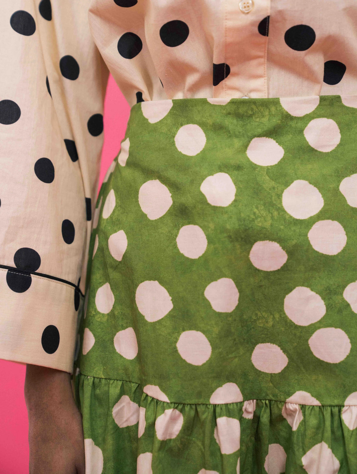 Juniper Maxi Skirt - Dottie Green