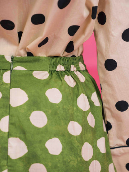 Juniper Maxi Skirt - Dottie Green