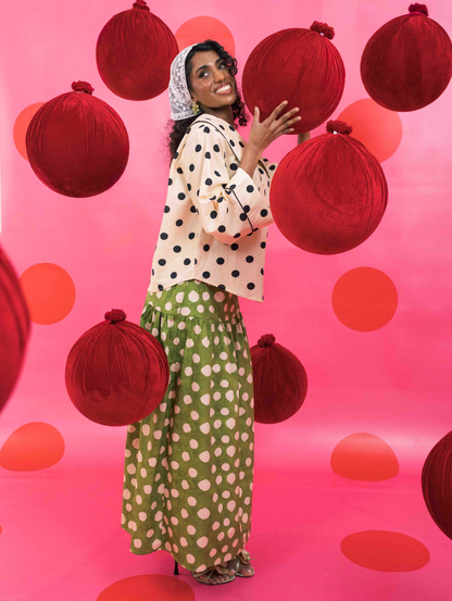 Juniper Maxi Skirt - Dottie Green