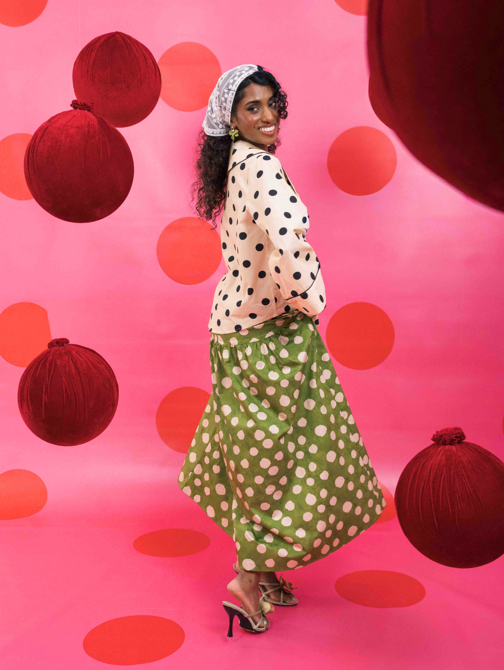 Juniper Maxi Skirt - Dottie Green