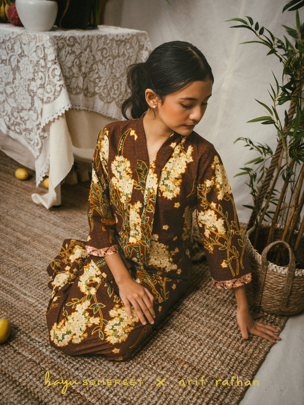 KIDS Kesidang Kebaya - Brown