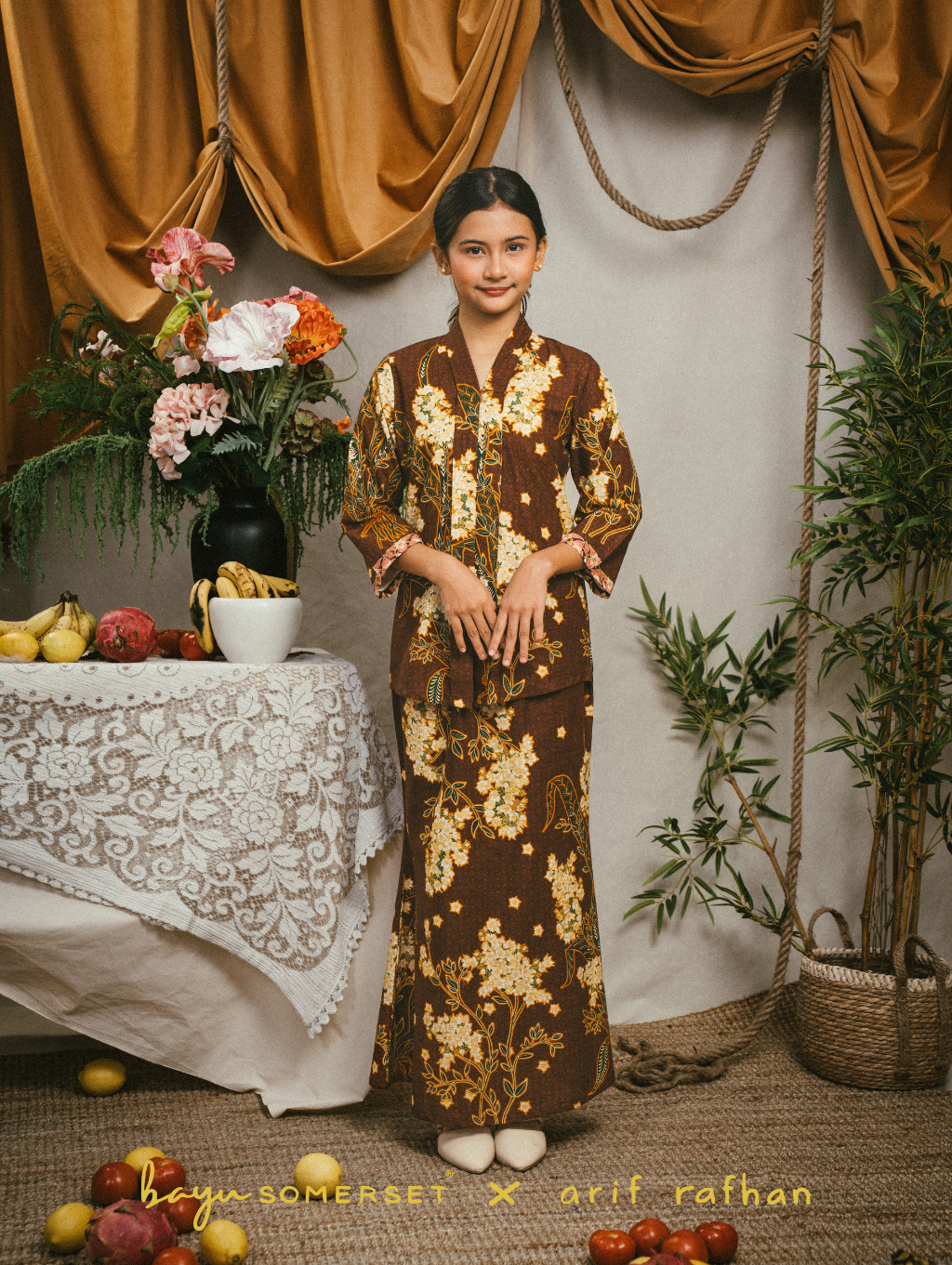 KIDS Kesidang Kebaya - Brown