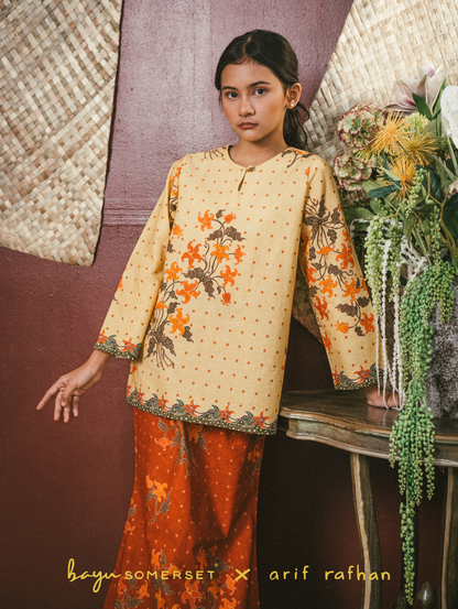 KIDS Kelumpang Kurung -  Merah