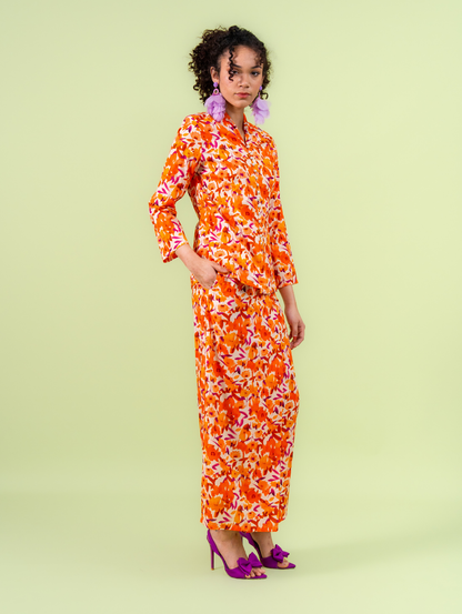 Melour Kebaya - Yara Orange