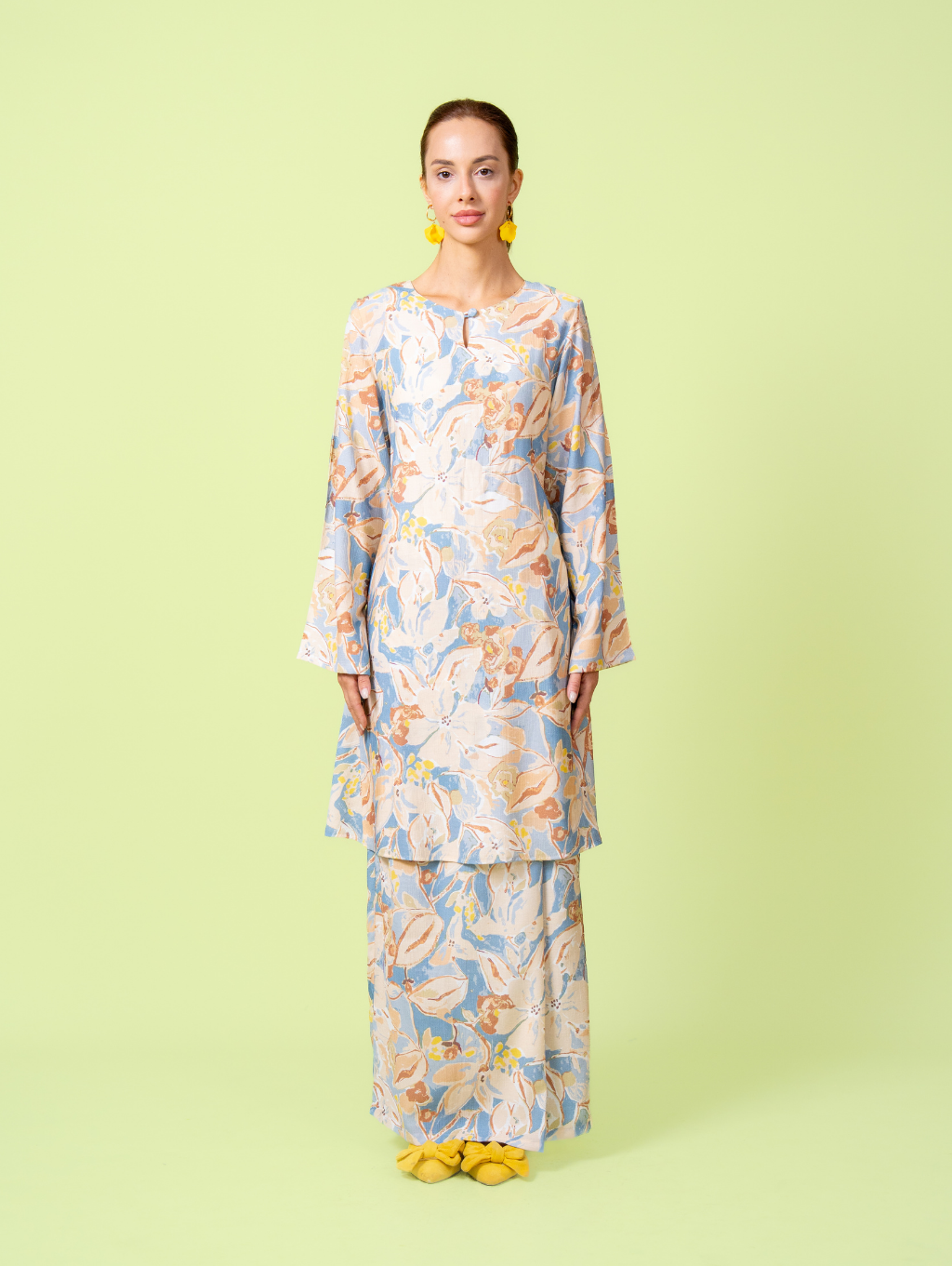 Merdu Midi Kurung - Jane Blue