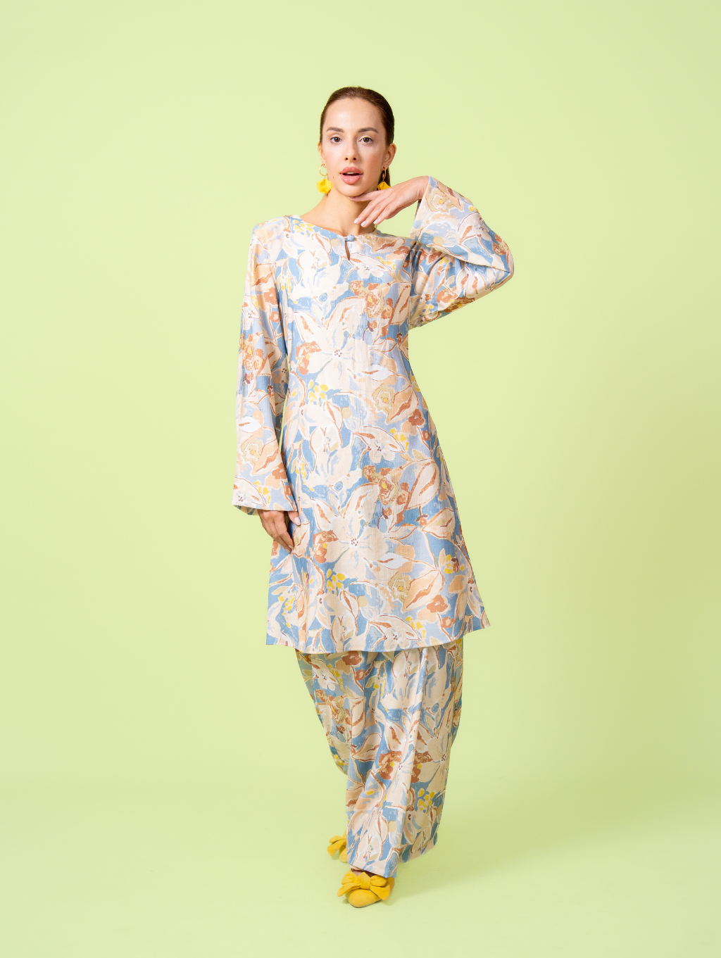 Merdu Midi Kurung - Jane Blue