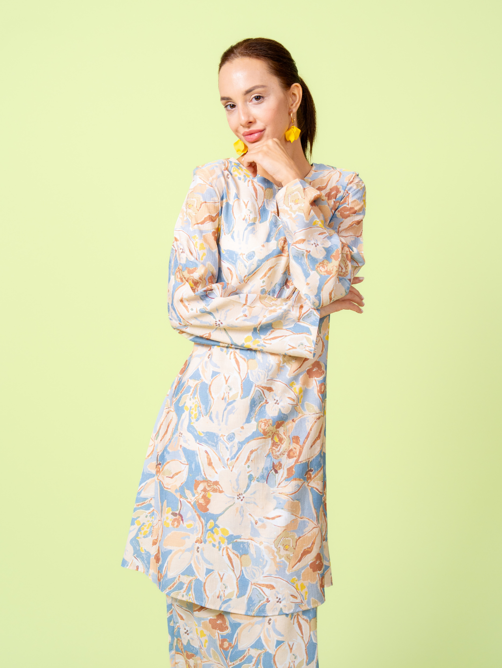Merdu Midi Kurung - Jane Blue