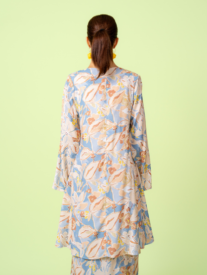 Merdu Midi Kurung - Jane Blue