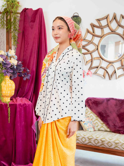 Elora Kebaya Top - Polka