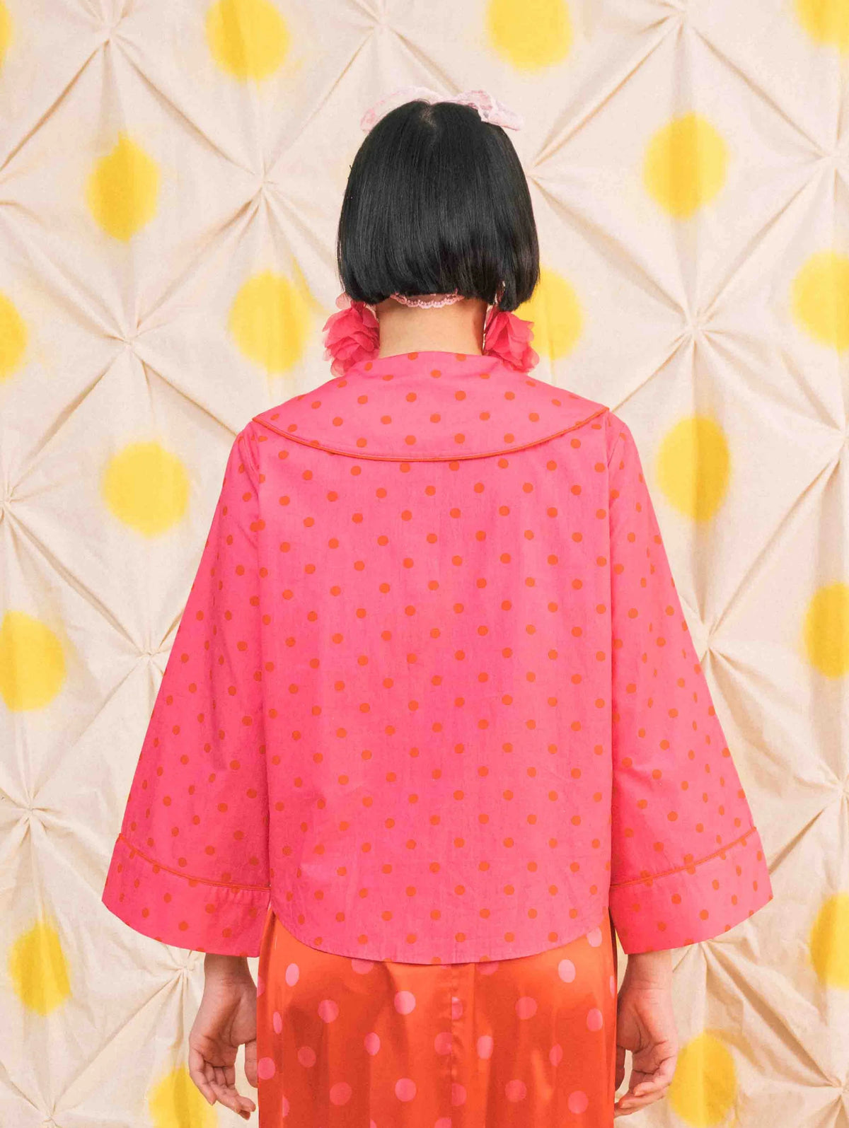 Poppy Top - Ponto Pink