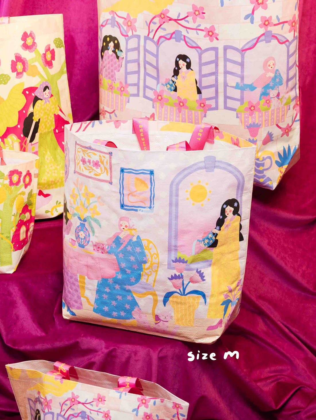Reusable Tote Bag (M) - Somer&