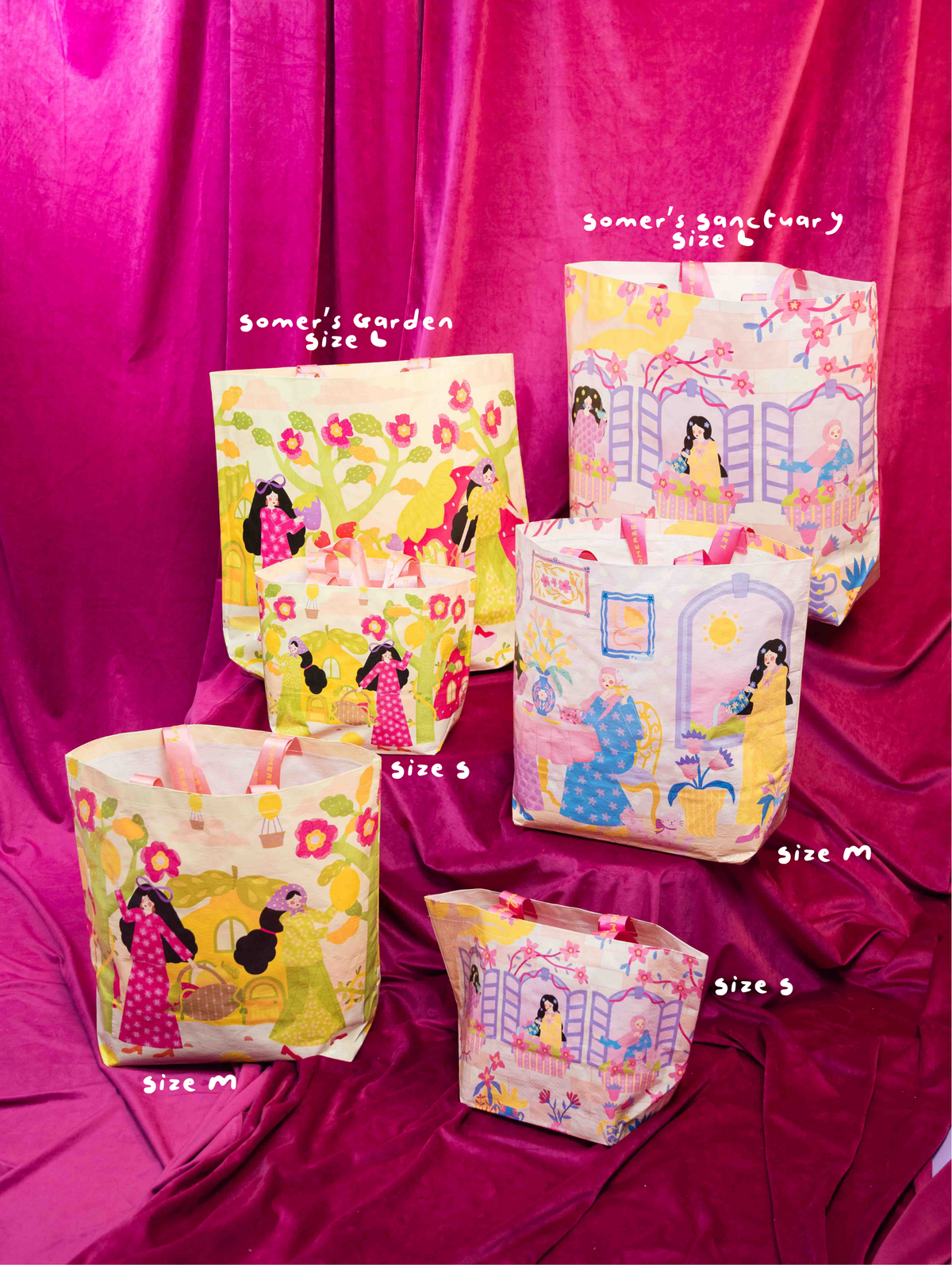 Reusable Tote Bag (M) - Somer&