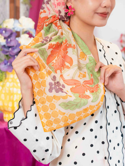Square Scarf - Allunara Pink