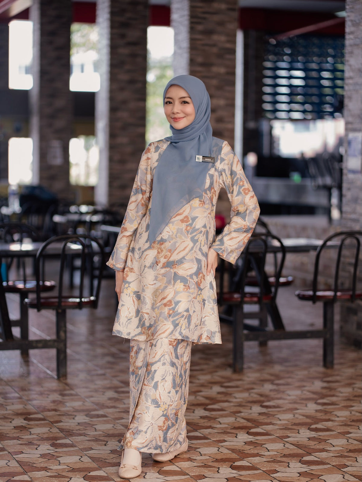 Merdu Midi Kurung - Jane Blue
