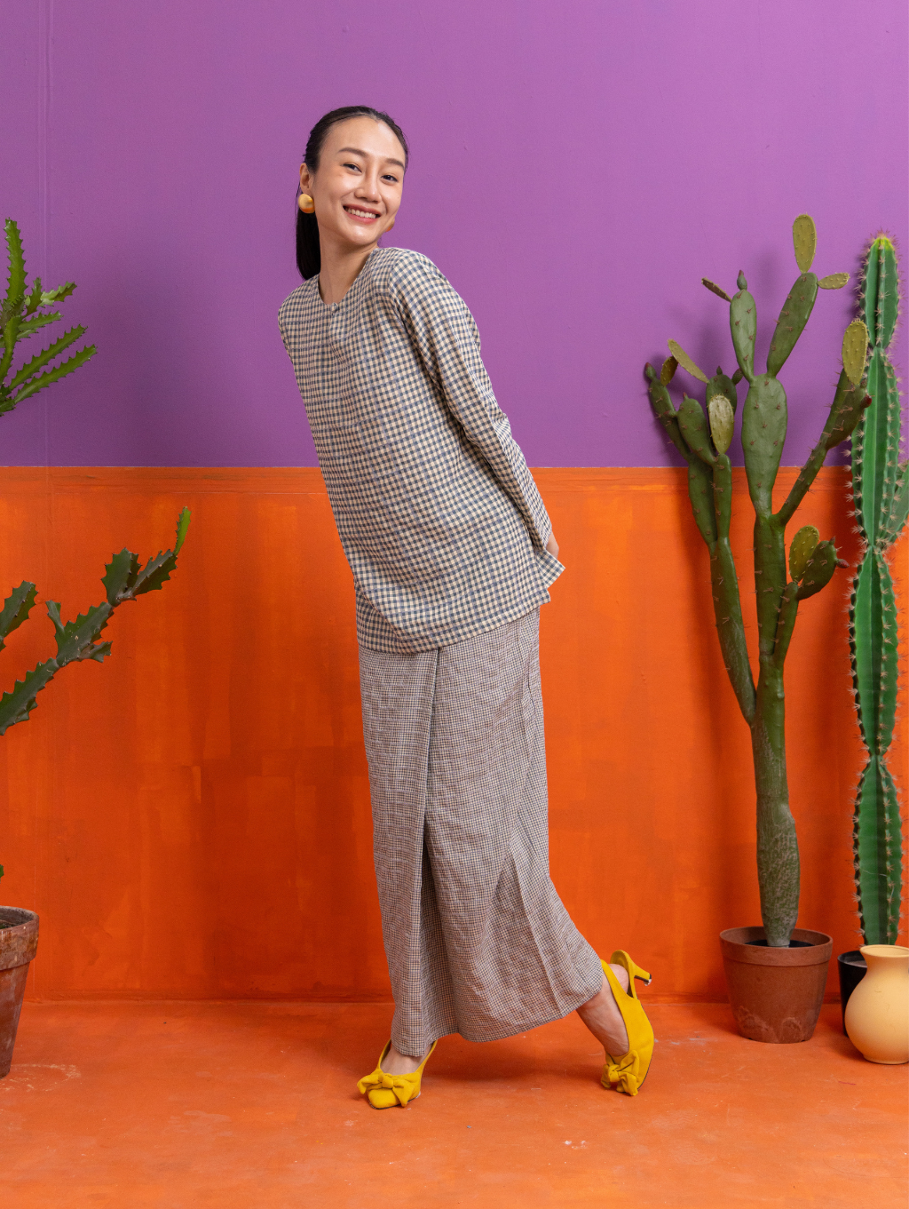 Tabitha Kurung in Grey