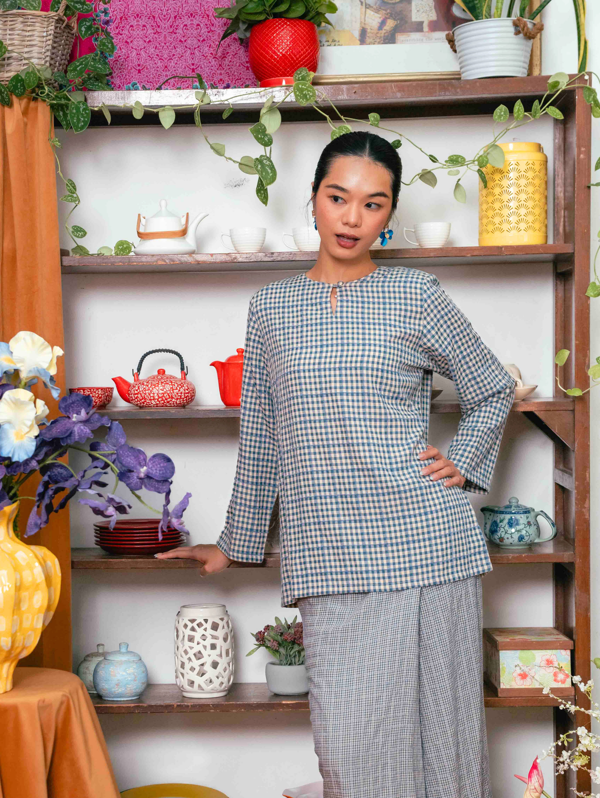 Tabitha Kurung in Grey
