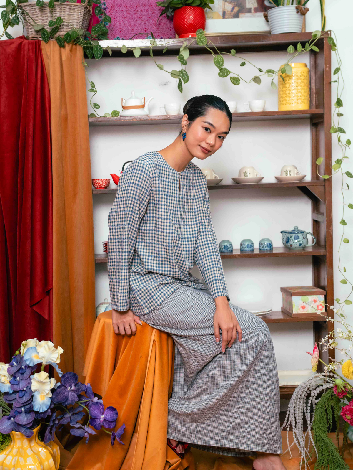 Tabitha Kurung in Grey