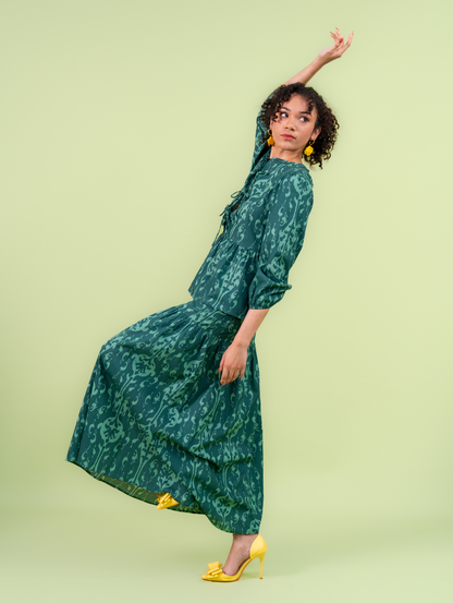 Tallulah Set Ribbon - Emerald Green