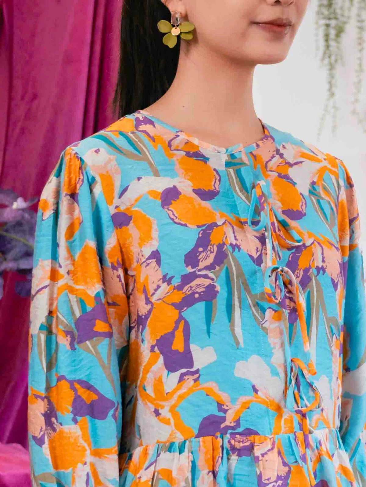 Tallulah Top - Liora Blue