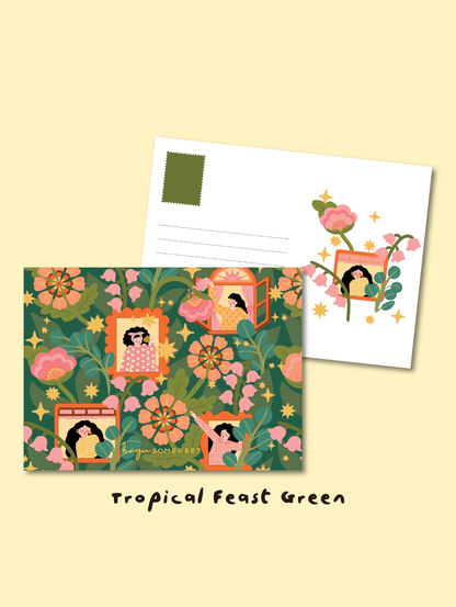 Tropical feast green