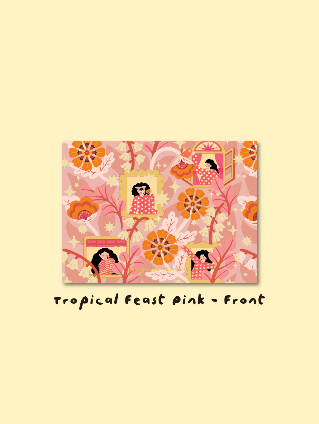 Tropical feast pink