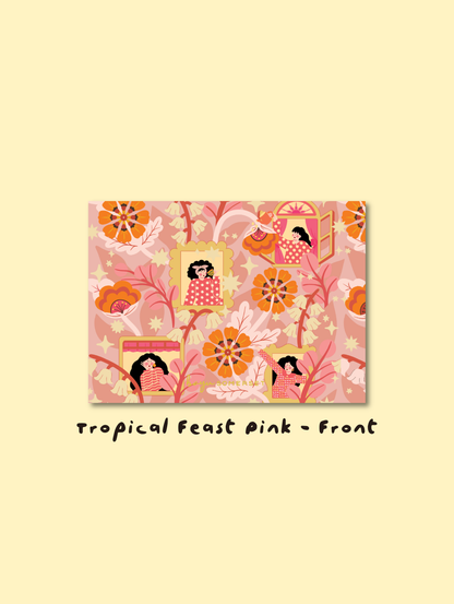 Tropical feast pink