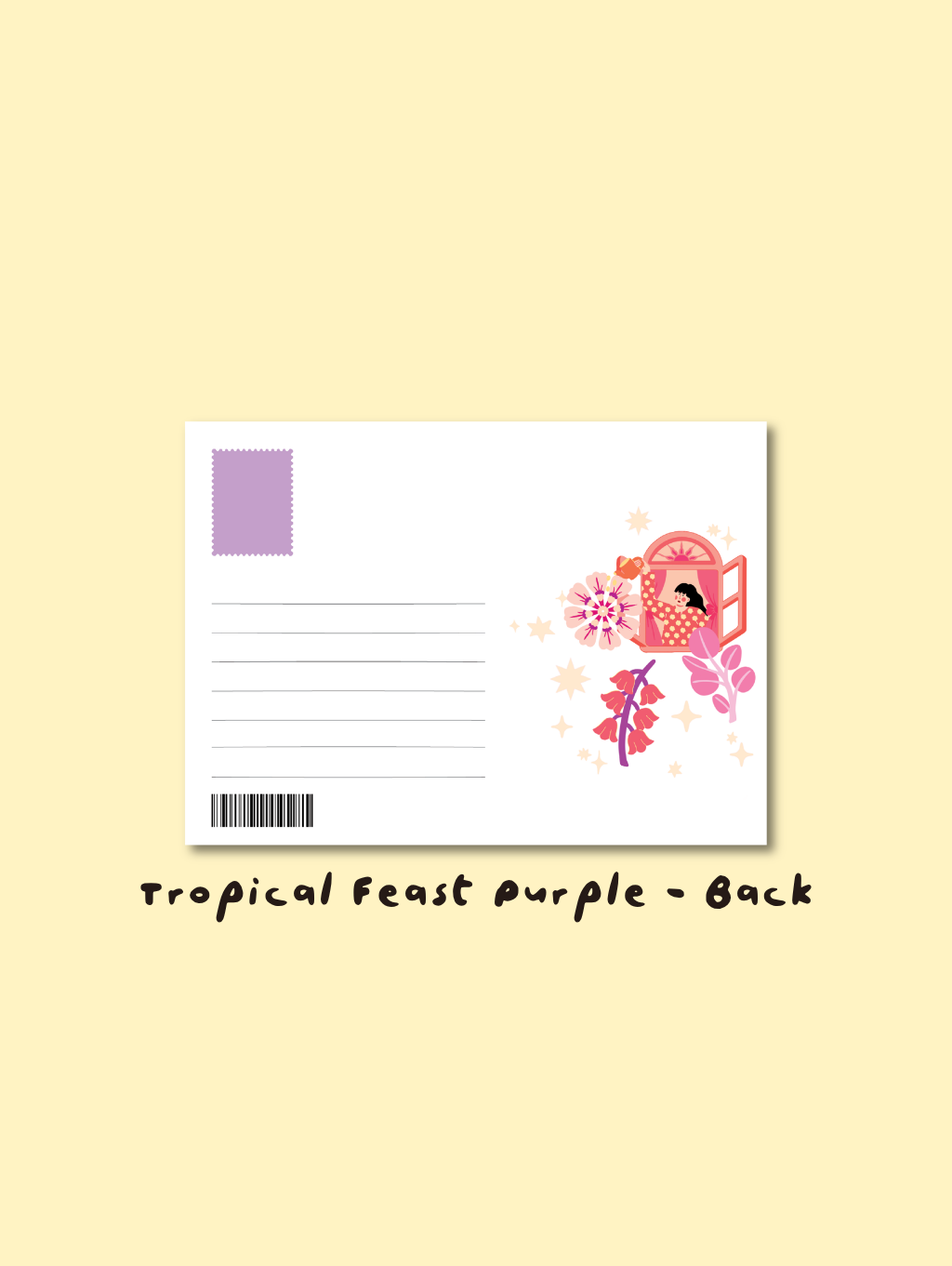 Tropical feast purple