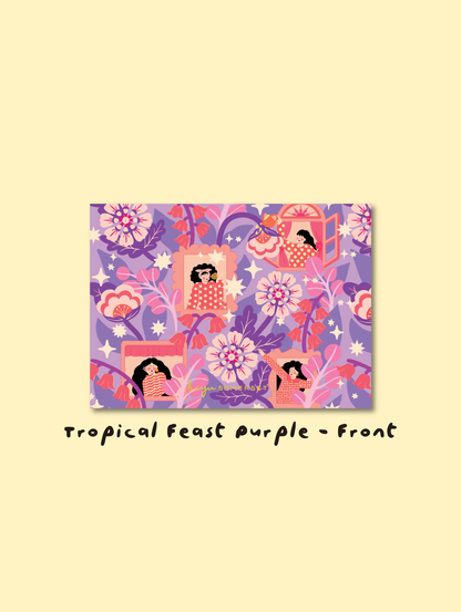 Tropical feast purple
