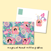 Tropical Feast Tiffany Blue