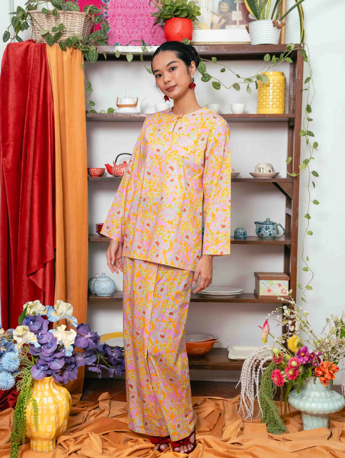 Whimsyberry Kurung - Yellow